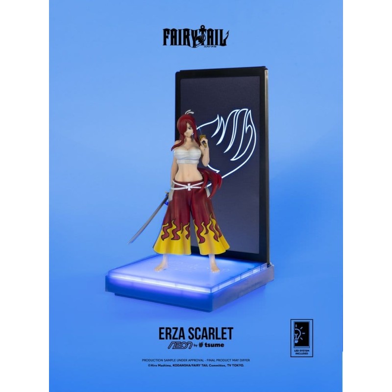 Fairy Tail Neon figuur 1/9 Erza Scarlet 25 cm