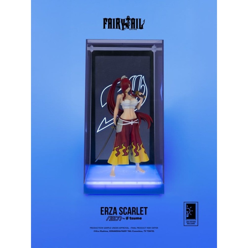 Fairy Tail Neon figuur 1/9 Erza Scarlet 25 cm