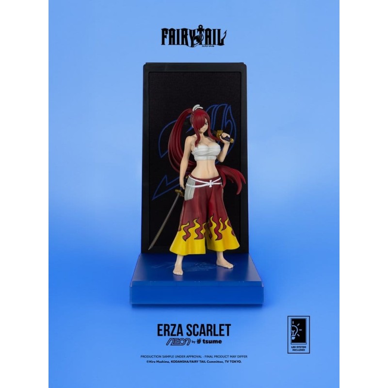 Fairy Tail Neon figuur 1/9 Erza Scarlet 25 cm
