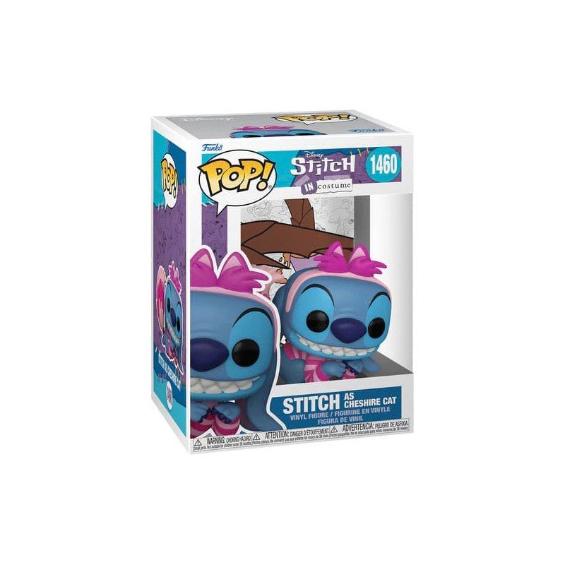 Disney Stitch in Costume Figure Funko POP! Movie Vinyl Stitch As Cheshire Cat - 9 cm | 889698751636