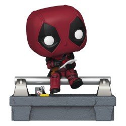 Marvel POP! Deluxe Vinyl figurine Deadpool on Bridge 9 cm