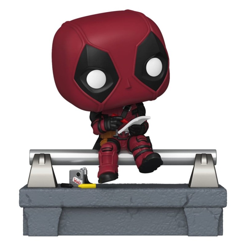 Marvel POP! Deluxe Vinyl figurine Deadpool on Bridge 9 cm