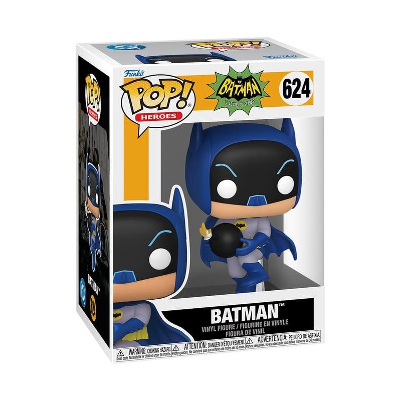 Batman 66 POP! Heroes Vinyl figurine Batman with Bomb 9 cm