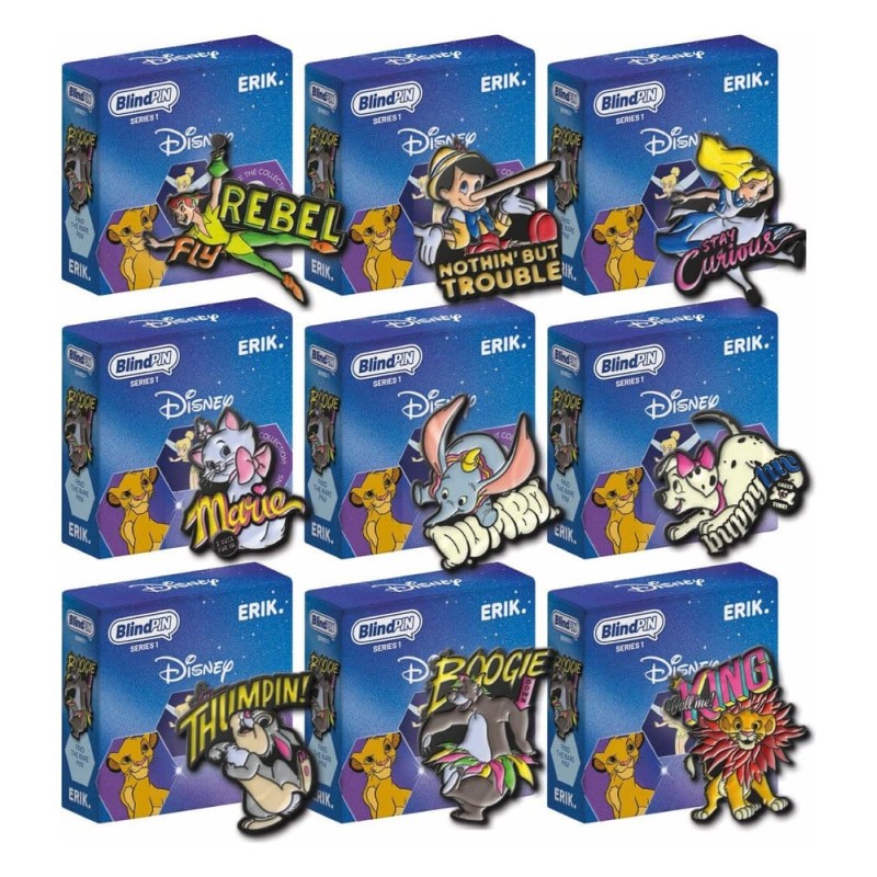 Disney Classics Pin's Série 1 Display (24)
