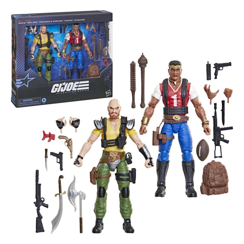 G.I. Joe Classified Series pack 2 figurines no.193 David "Red Dog" Taputapu & Varujan "Taurus" Ayvazyan 15 cm