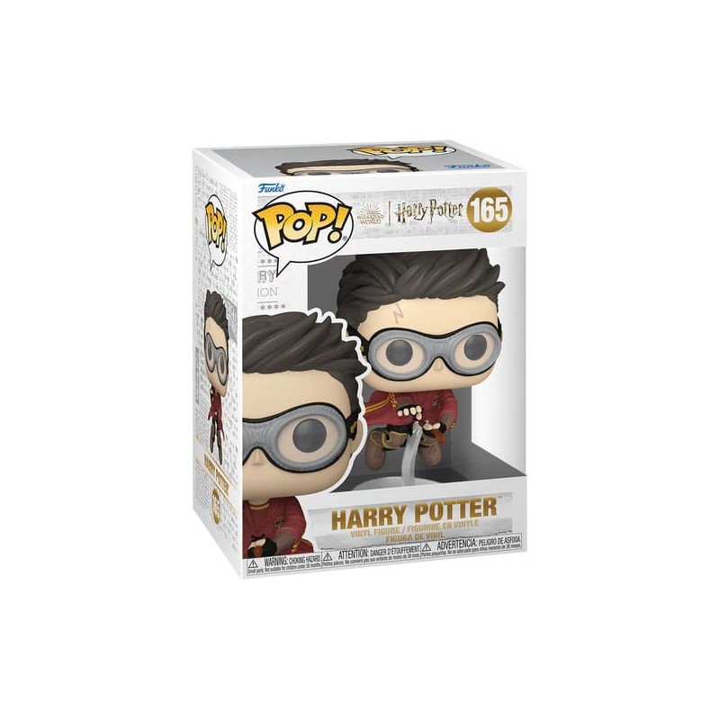 Harry Potter Figurine Funko POP! Movies Vinyl Harry with Broom(Quidditch) 9 cm | 889698760034