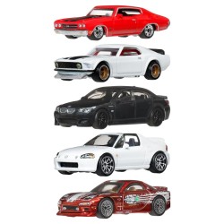 Fast & Furious Hot Wheels Premium Die-Cast Vehicles 1/64 979P Assortment (10)