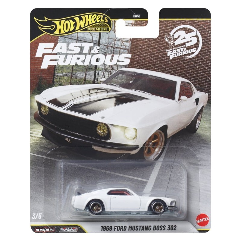 Fast & Furious Hot Wheels Premium Die-Cast Vehicles 1/64 979P Assortment (10)