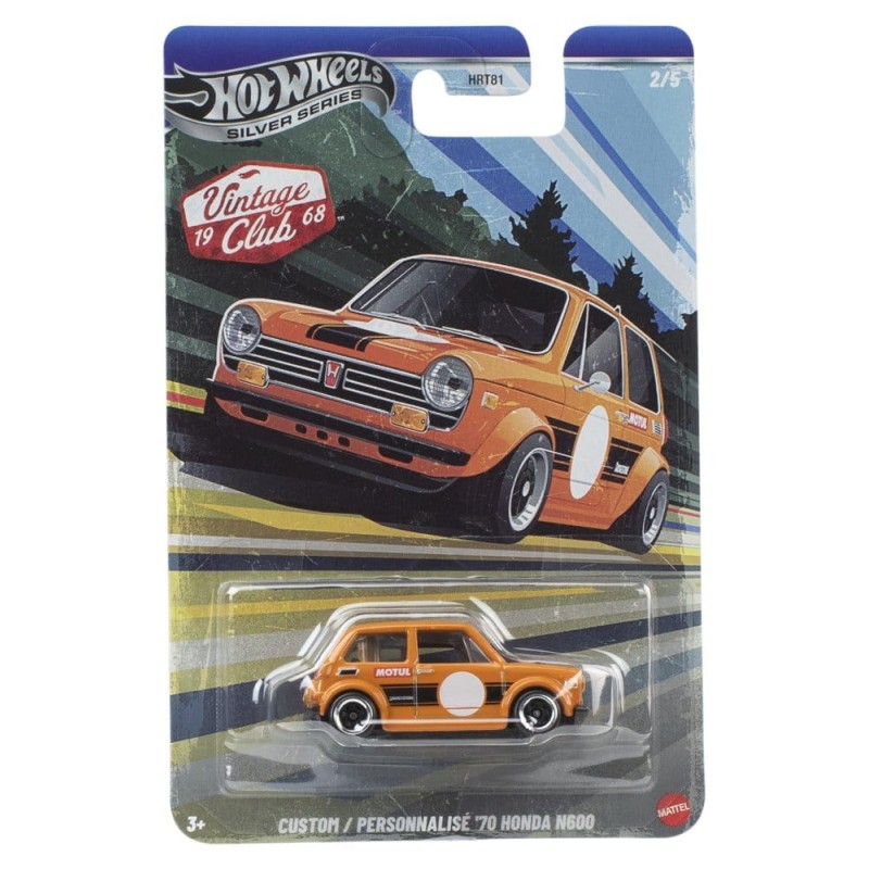 Hot Wheels Silver Series Die-Cast Vehicles 1/64 Vintage 979J Assortment (10)