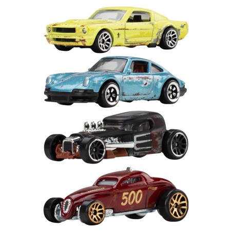 Hot Wheels Silver Series Die-Cast Vehicles 1/64 Vintage 979K Assortment (10)