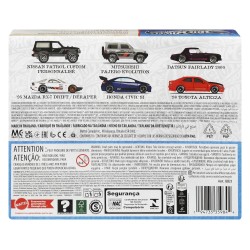 Hot Wheels Silver Series pack 6 véhicules Die-Cast 1/64 Streets of Japan