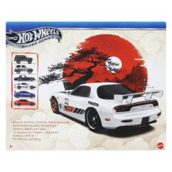 Hot Wheels Silver Series pack 6 véhicules Die-Cast 1/64 Streets of Japan