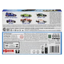 Hot Wheels Silver Series pack 6 véhicules Die-Cast 1/64 Legends