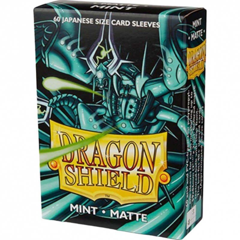 Dragon Shield Japanese size Matte Sleeves - Mint (60 Sleeves) | 5706569111250