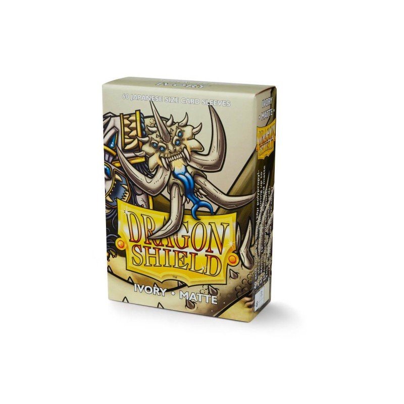 Dragon Shield Japanse maat Matte Mouwen - Ivoor (60 Mouwen) | 5706569111175