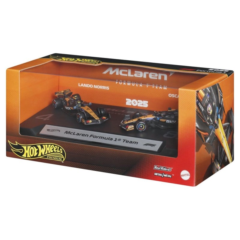 Formula 1 Hot Wheels Premium Die-Cast Vehicle 2-Pack 1:64 Team McLaren