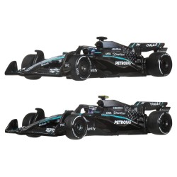 Formule 1 Hot Wheels Premium pack de 2 véhicules Die-Cast 1:64 Team Mercedes-AMG PETRONAS