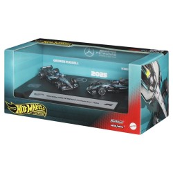 Formule 1 Hot Wheels Premium pack de 2 véhicules Die-Cast 1:64 Team Mercedes-AMG PETRONAS