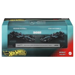Formule 1 Hot Wheels Premium pack de 2 véhicules Die-Cast 1:64 Team Mercedes-AMG PETRONAS