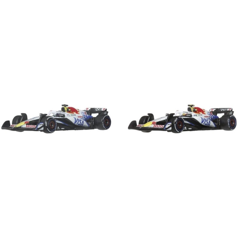 Formula 1 Hot Wheels Premium Die-Cast Vehicle 2-Pack 1:64 Team Visa Cash App Racing Bulls
