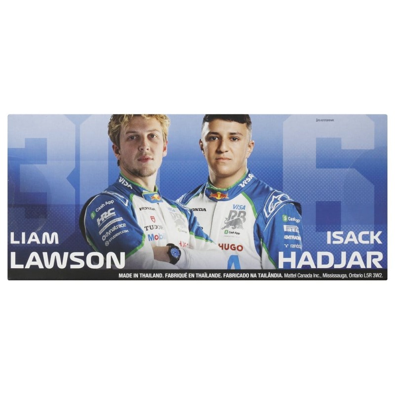 Formule 1 Hot Wheels Premium pack de 2 véhicules Die-Cast 1:64 Team Visa Cash App Racing Bulls