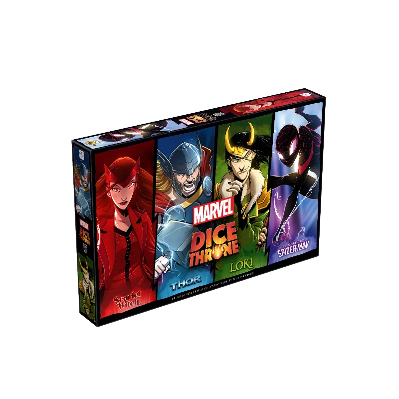 Dice Throne - Marvel : Thor, Loki, Spiderman, Scarlet Witch | 691835194035