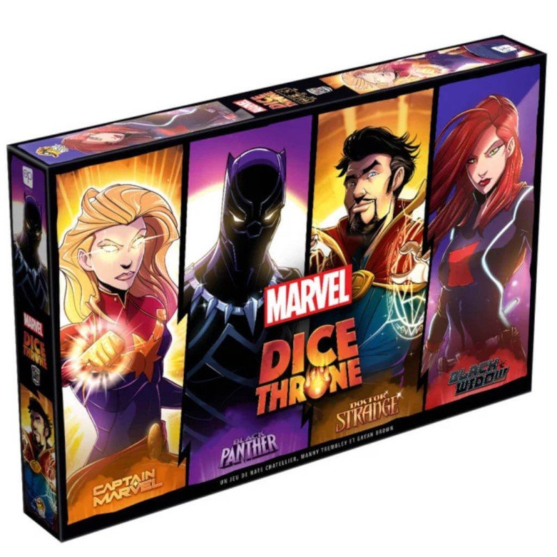 Dice Throne - Marvel : Black Panther, Captain Marvel, Black Widow, Doctor Strange | 691835194134