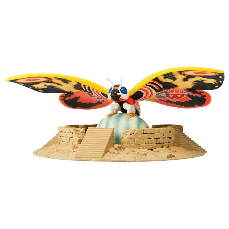 Rebirth of Mothra Toho Monster Series Art Vignette figurine PVC Mothra (1996) 5 cm