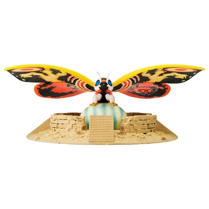 Rebirth of Mothra Toho Monster Series Art Vignette figurine PVC Mothra (1996) 5 cm