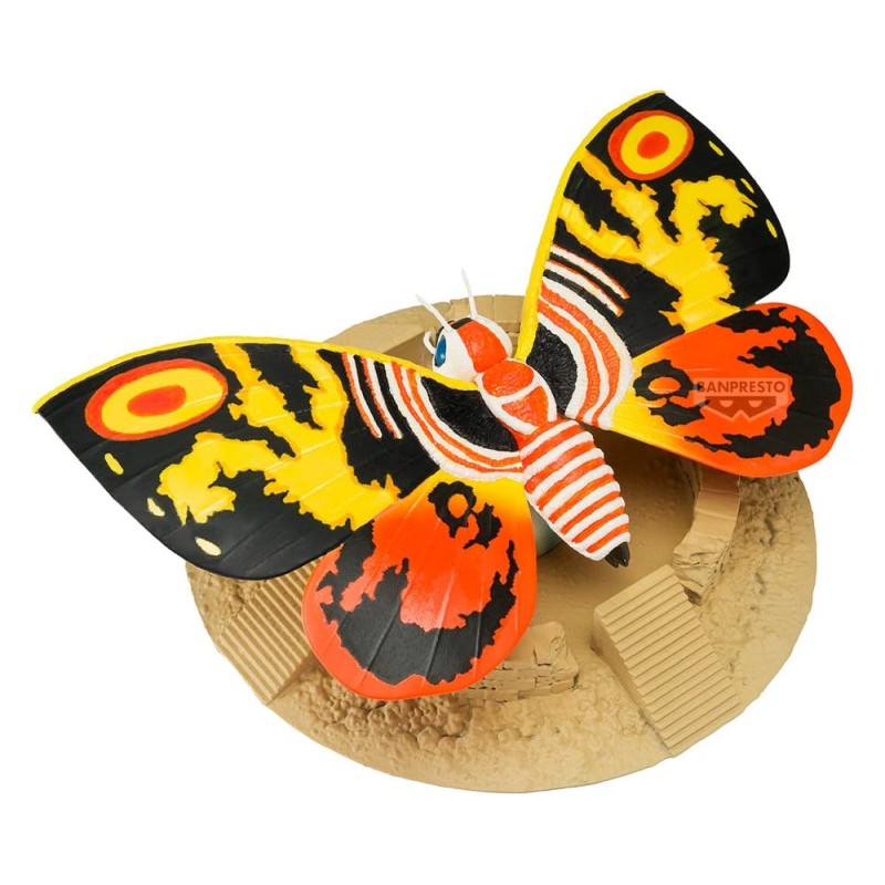 Rebirth of Mothra Toho Monster Series Art Vignette figurine PVC Mothra (1996) 5 cm