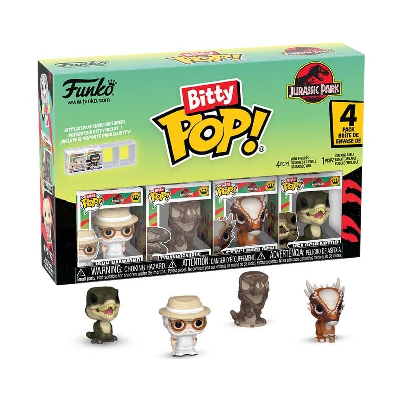 Jurassic Park pack 4 figurines Bitty POP! Vinyl Series 2 2,5 cm