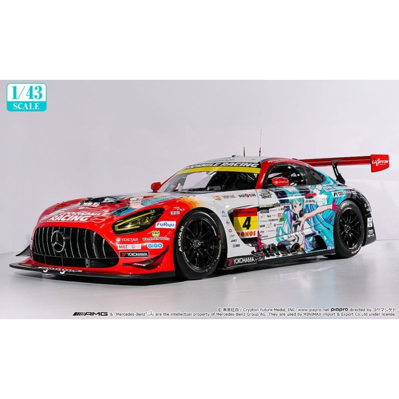 Hatsune Miku Good Smile véhicule 1/43 AMG 2026 Season Opening Ver. 3 cm