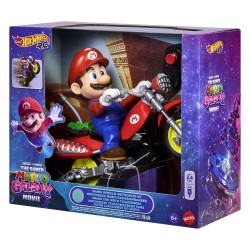The Super Mario Galaxy Movie Hot Wheels RC Vehicle Mario Wheelie Motocross