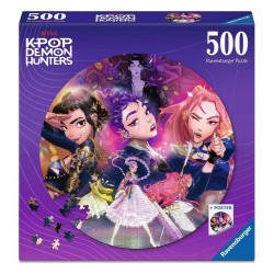 KPop Demon Hunters puzzle rond For the fans! (500 Pièces)