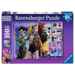 KPop Demon Hunters Children's Jigsaw Puzzle Happy fans, happy Honmoon! (100 Pieces XXL)