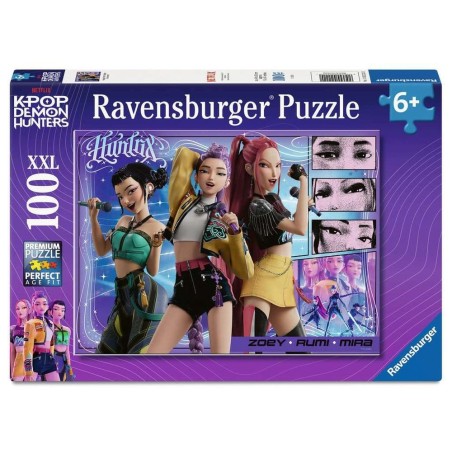 KPop Demon Hunters puzzle pour enfants Happy fans, happy Honmoon! (100 Pièces XXL)