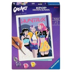 KPop Demon Hunters CreArt set de peinture par numéros Huntrix
