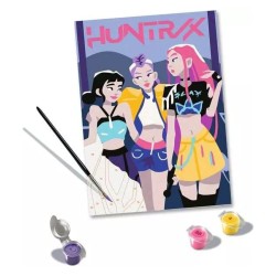 KPop Demon Hunters CreArt set de peinture par numéros Huntrix