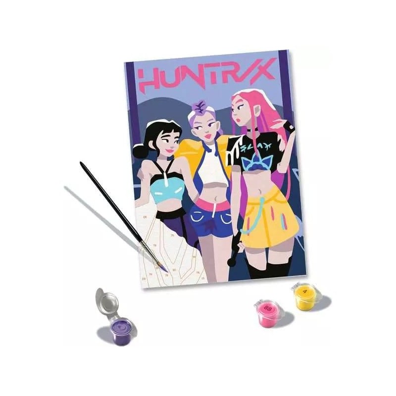 KPop Demon Hunters CreArt set de peinture par numéros Huntrix