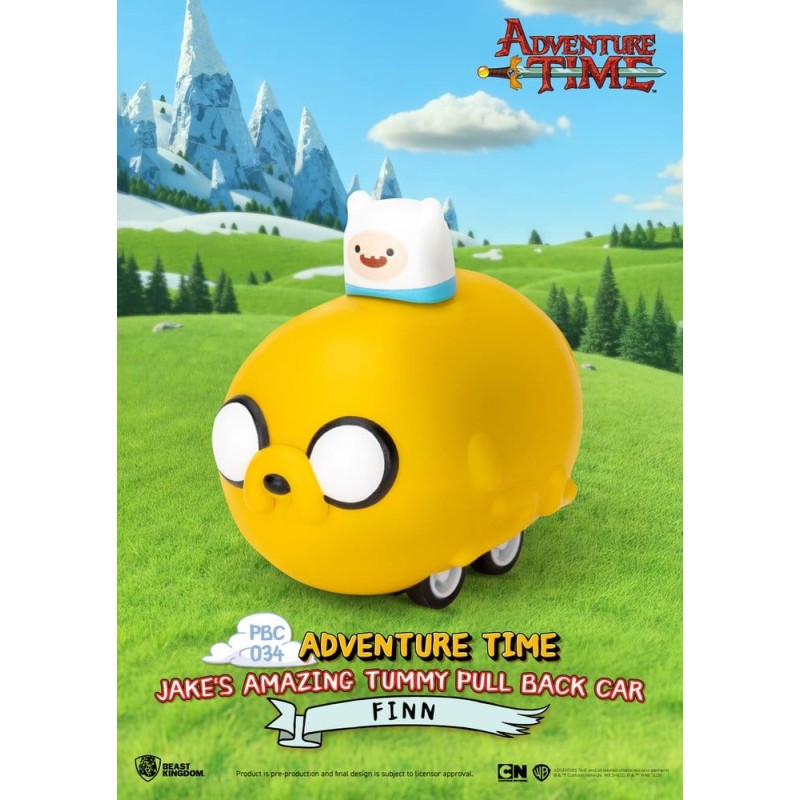 Adventure Time Pull Back Car Jake's Amazing Tummy 5 cm Blind Box Assortment (6)