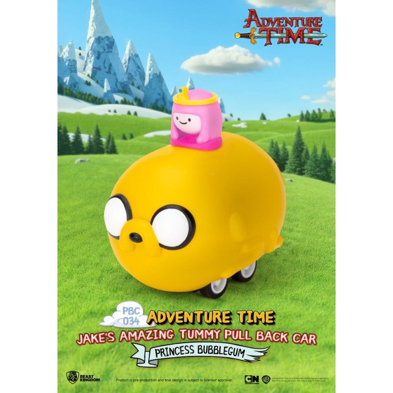 Adventure Time voiture à rétrofriction Jake's Amazing Tummy 5 cm Blind Box Assortiment (6)