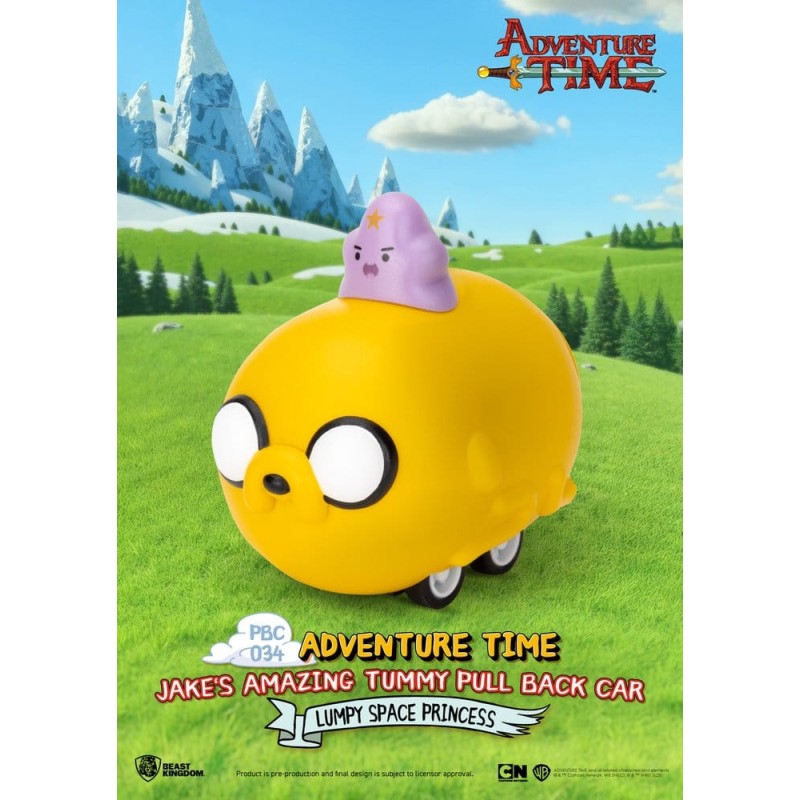 Adventure Time voiture à rétrofriction Jake's Amazing Tummy 5 cm Blind Box Assortiment (6)