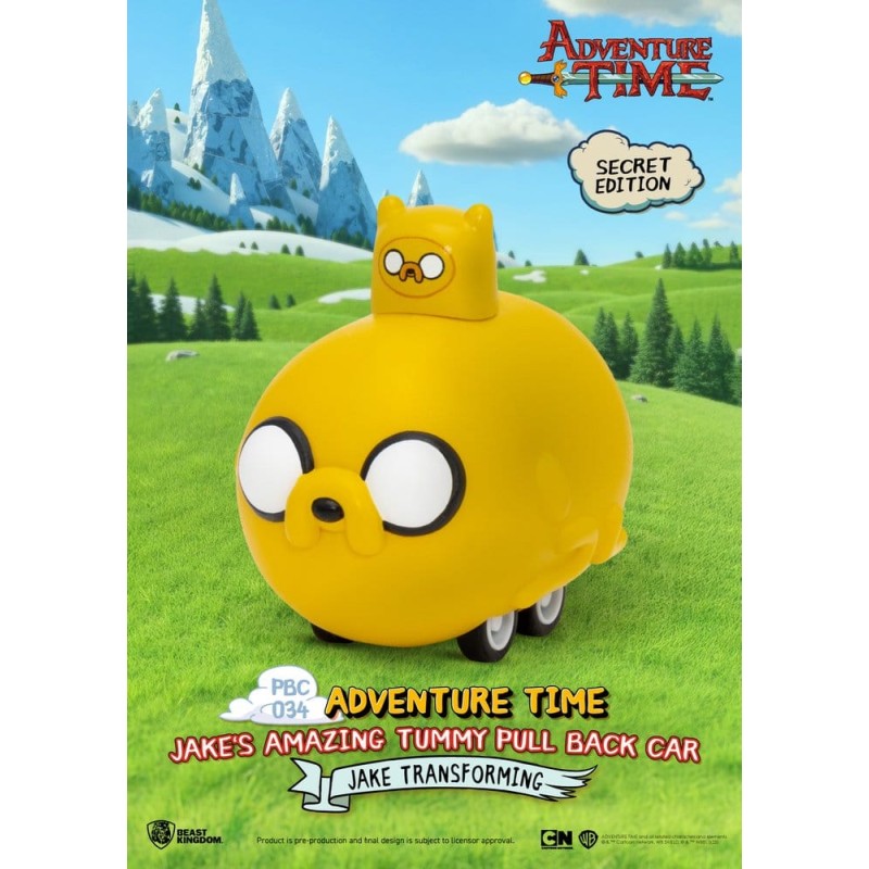 Adventure Time voiture à rétrofriction Jake's Amazing Tummy 5 cm Blind Box Assortiment (6)