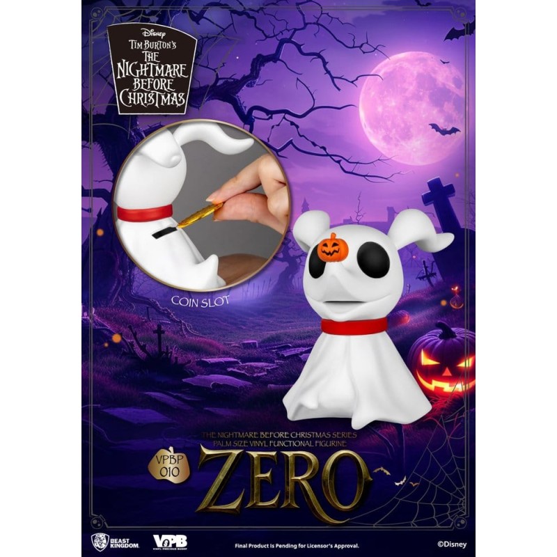 L'Étrange Noël de monsieur Jack Palm Size Figurine Tirelire Zero 11 cm