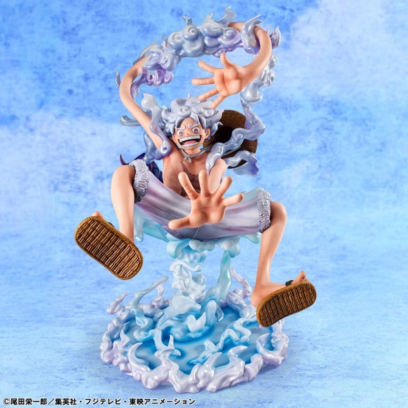 One Piece figurine PVC Portrait.Of.Pirates "Evolutionary History" Monkey D. Luffy "Gear Fifth" 26 cm