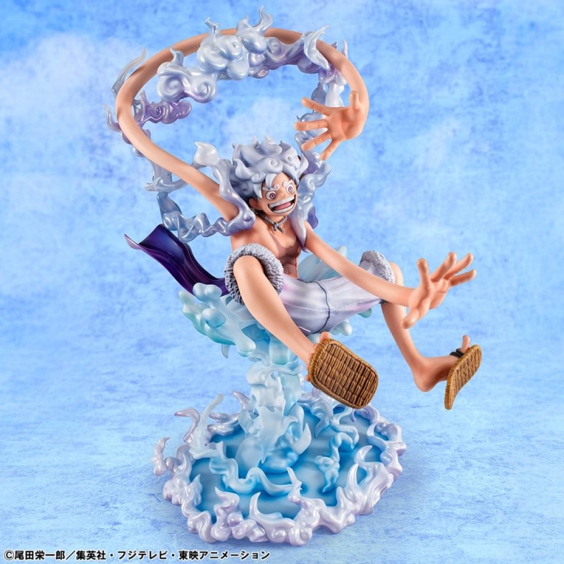 One Piece figurine PVC Portrait.Of.Pirates "Evolutionary History" Monkey D. Luffy "Gear Fifth" 26 cm