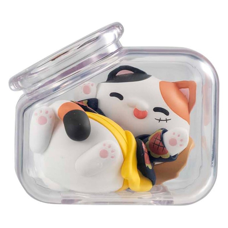 One Piece Blind Box assortiment figurines mini Mega Cat Project Good Night NyanPieceNyan! Ver. Luffy with rivals 6 cm (8)