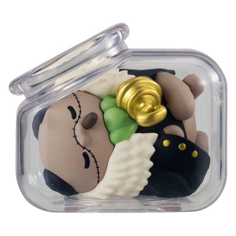 One Piece Blind Box assortiment figurines mini Mega Cat Project Good Night NyanPieceNyan! Ver. Luffy with rivals 6 cm (8)