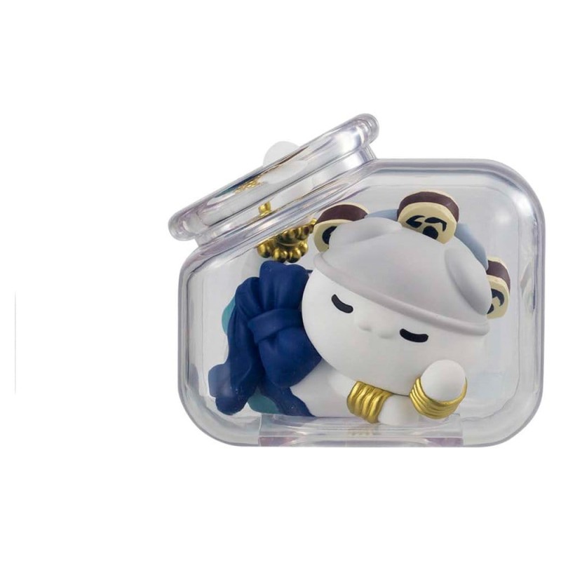 One Piece Blind Box assortiment figurines mini Mega Cat Project Good Night NyanPieceNyan! Ver. Luffy with rivals 6 cm (8)