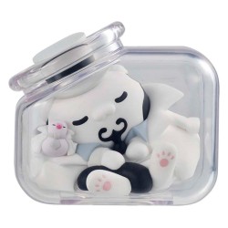 One Piece Blind Box assortiment figurines mini Mega Cat Project Good Night NyanPieceNyan! Ver. Luffy with rivals 6 cm (8)